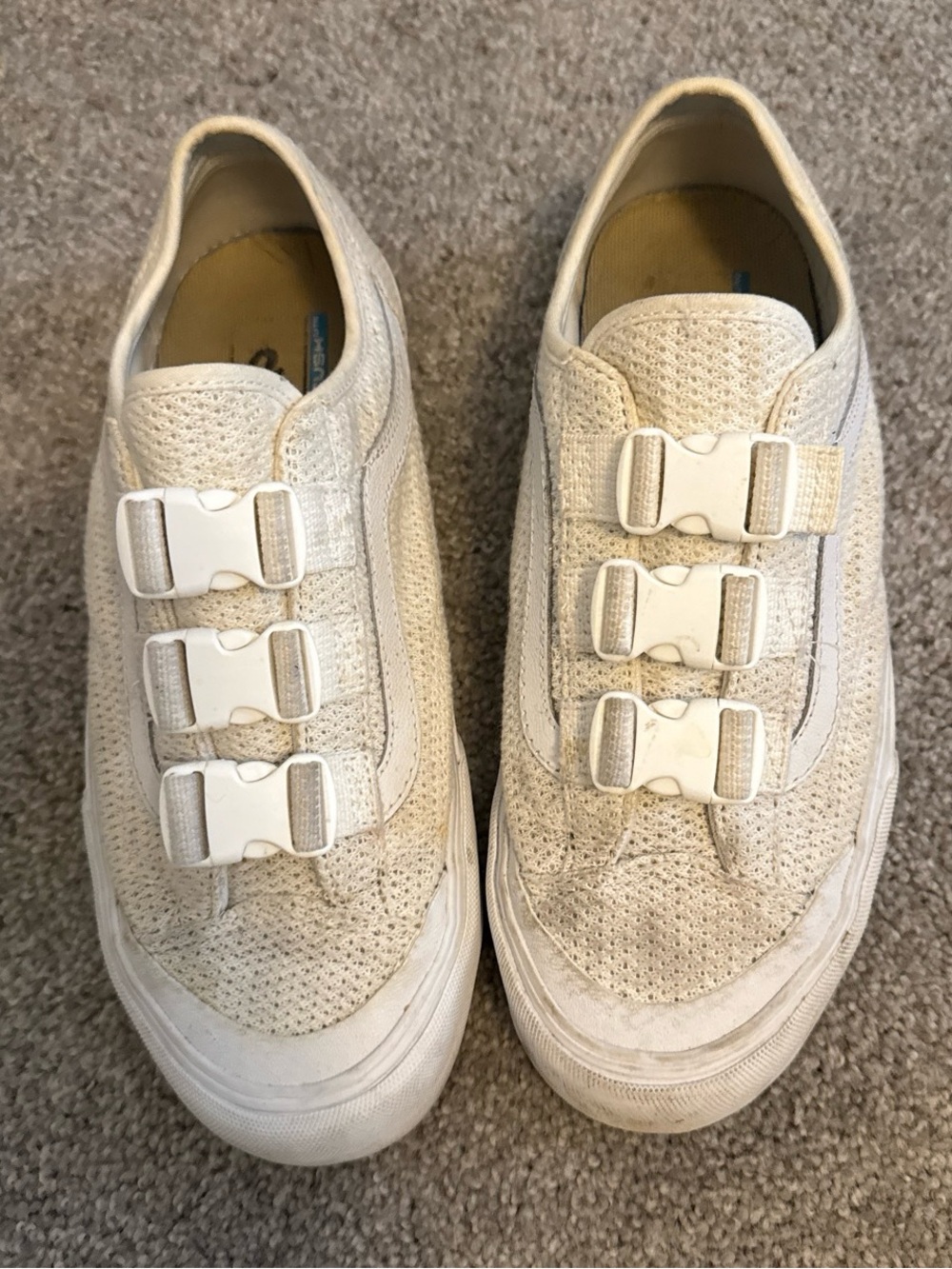 VANS  Slip-On Sneakers with Triple Buckle Straps Size 7.5 M / 9 W